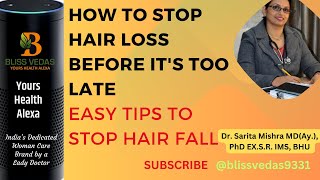 How to Stop Hair Loss Before it's Too Late|This is how stress affects hair loss|Types Of Hair Loss