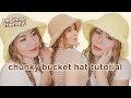 SUPER EASY crochet chunky bucket hat tutorial | Beginner friendly crochet tutorial! | DIY