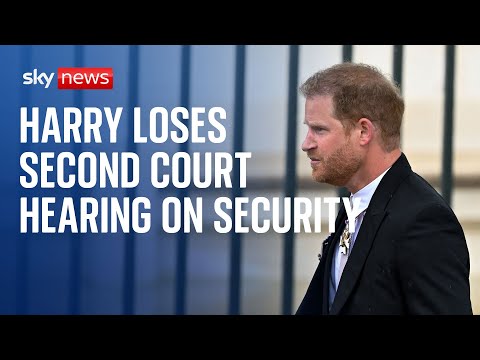 BREAKING: Prince Harry loses second high court challenge over security