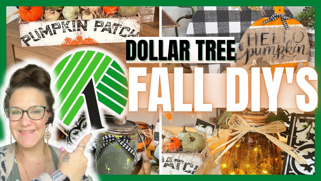 YOU WILL NOT BELIEVE THESE DOLLAR TREE FALL DECOR DIY'S ! YouTube