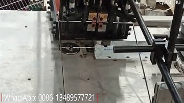 2D CNC Automatic Wire Bending Machine with Intermediate Frequency Butt Welding for SS Wire