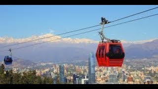 VIAGEM  CHILE  😎  TELEFÉRICO  -  CERRO  SAN  CRISTOBAL  !!!!  1