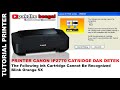 Printer Canon IP2770 The following ink cartridge cannot be recognized, canon ip2770 bling 5x