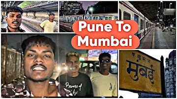My first vlog Going Mumbai from pune❤️ Puna vlog • vlog video • travling vlog video • viral video