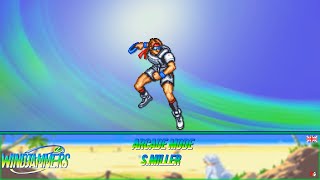 Windjammers 🥏 : Arcade Mode - S.Miller 🇬🇧 Windjammers Arcade Neogeo Retro Walkthrough Lets Play Longplay No Commentary