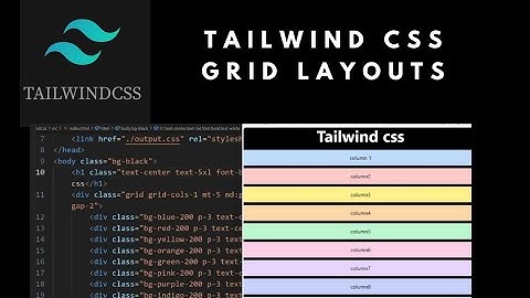 Tailwind CSS Grid Layout: Grid and Grid-Cols#TailwindCSS #CSSGrid #Website #Responsive#GridLayout