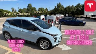 Tour De Chargers Part 9  Tesla Supercharger with Magic Dock