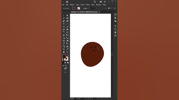 How to Create Coconut Illustration in Adobe Illustrator - Adobe Illustrator Tutorial #Shorts