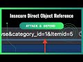 Insecure direct object reference idor attack  defense