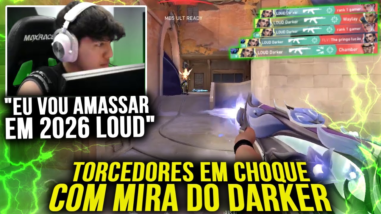 DARKER ABRIU LIVE APÓS ANUNCIO DA LOUD e AMASSOU NA RANKED BRASILEIRA! LOUD ACERTOU NA CONTRATAÇÃO?