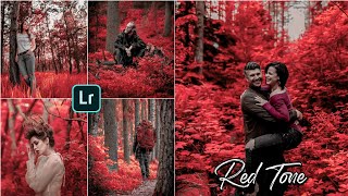 Tutorial Edit Foto Filter Red Tone | Lightroom Mobile