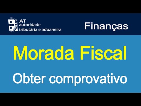 Comprovativo de Morada | Como Obter | Portal das Finanças