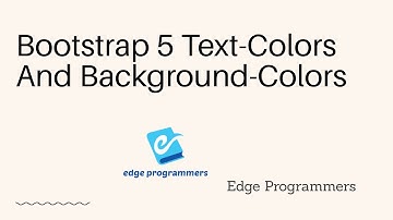 Bootstrap Text Color And Background Color Class