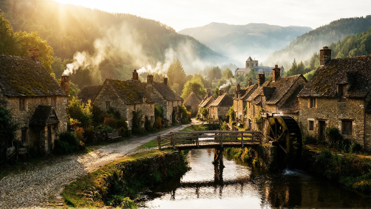 Forgotten Medieval Village Music Pack – Foggy Countryside & Ambient RPG, video preview 2