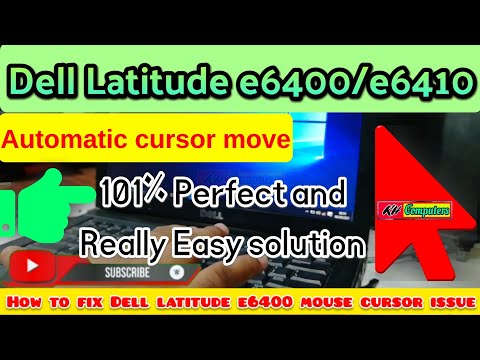 Dell latitude E6400 Touchpad/Pointing stick auto move issue || 100% working and best solution