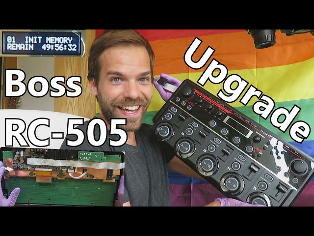 How to Increase Storage Speed and Capacity [Boss RC-505 Upgrade] - Sept  17th '20 - YouTube