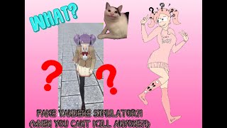 PLAYING A FAKE YANDERE SIMULATOR (YANDERE SCHOOL GIRL 2018) but it made me run away from students 😬 screenshot 2