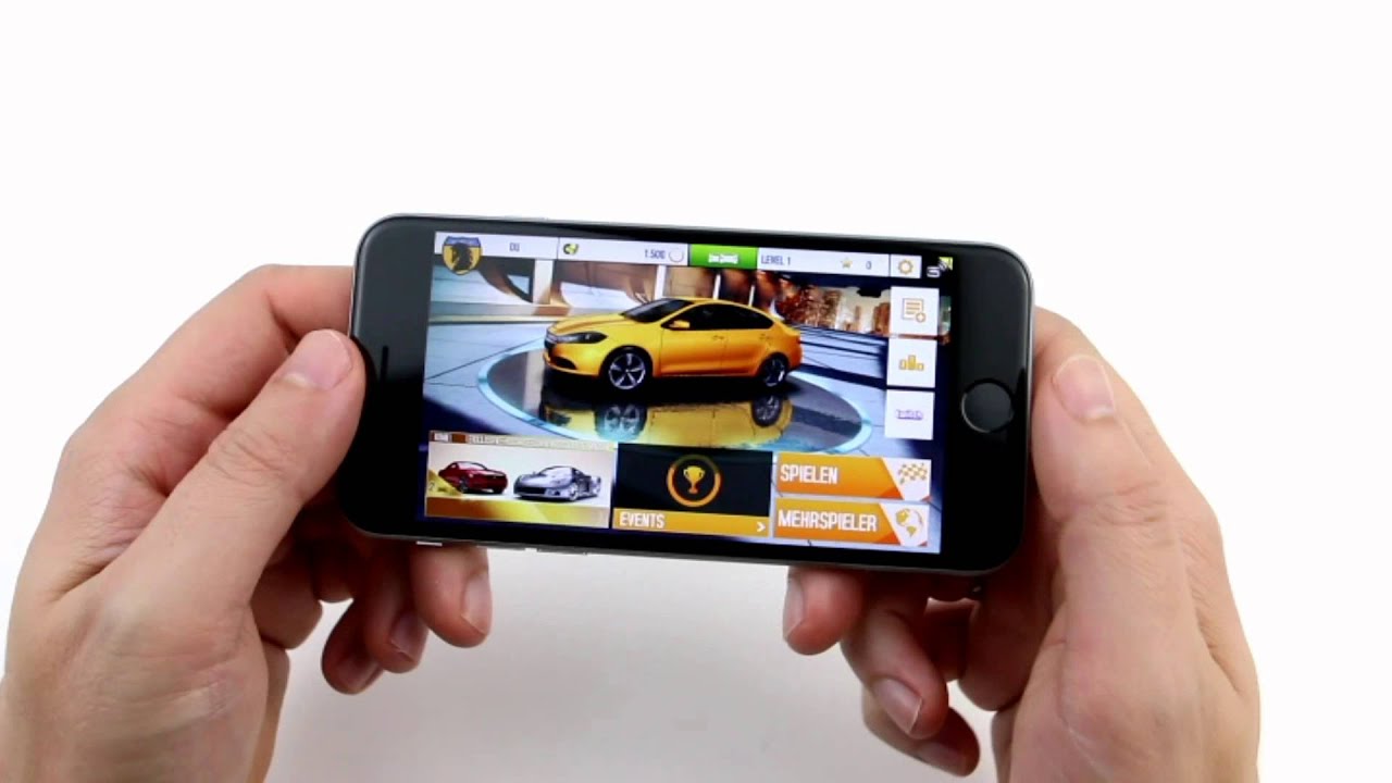 Iphone 6 Size In Hand - mockup