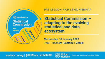 54th Statistical Commission Side Event  Adapting to the Evolving Statistical and Data Ecosystem 2023