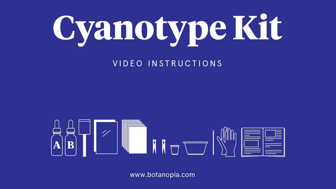 Le coffret Cyanotype – notre kit complet pour réaliser de superbes