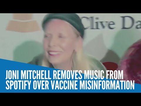 Joni Mitchell removes music from Spotify over vaccine misinformation