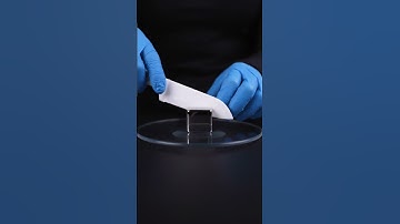 Cutting a liquid metal cube with surreal precision #ai #asmr #abstract