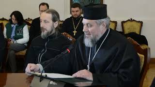 Міжцерковна дискусія в Софії Київській 16 лютого 2023 року представників духовенства УПЦ та ПЦУ