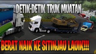 Perjuangan Truk Membawa Eskavator Di Sitinjau Lauik Ets2 Mod Truck Indonesia