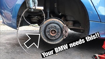 Replacing The Brake Wear Sensor On My BMW!!