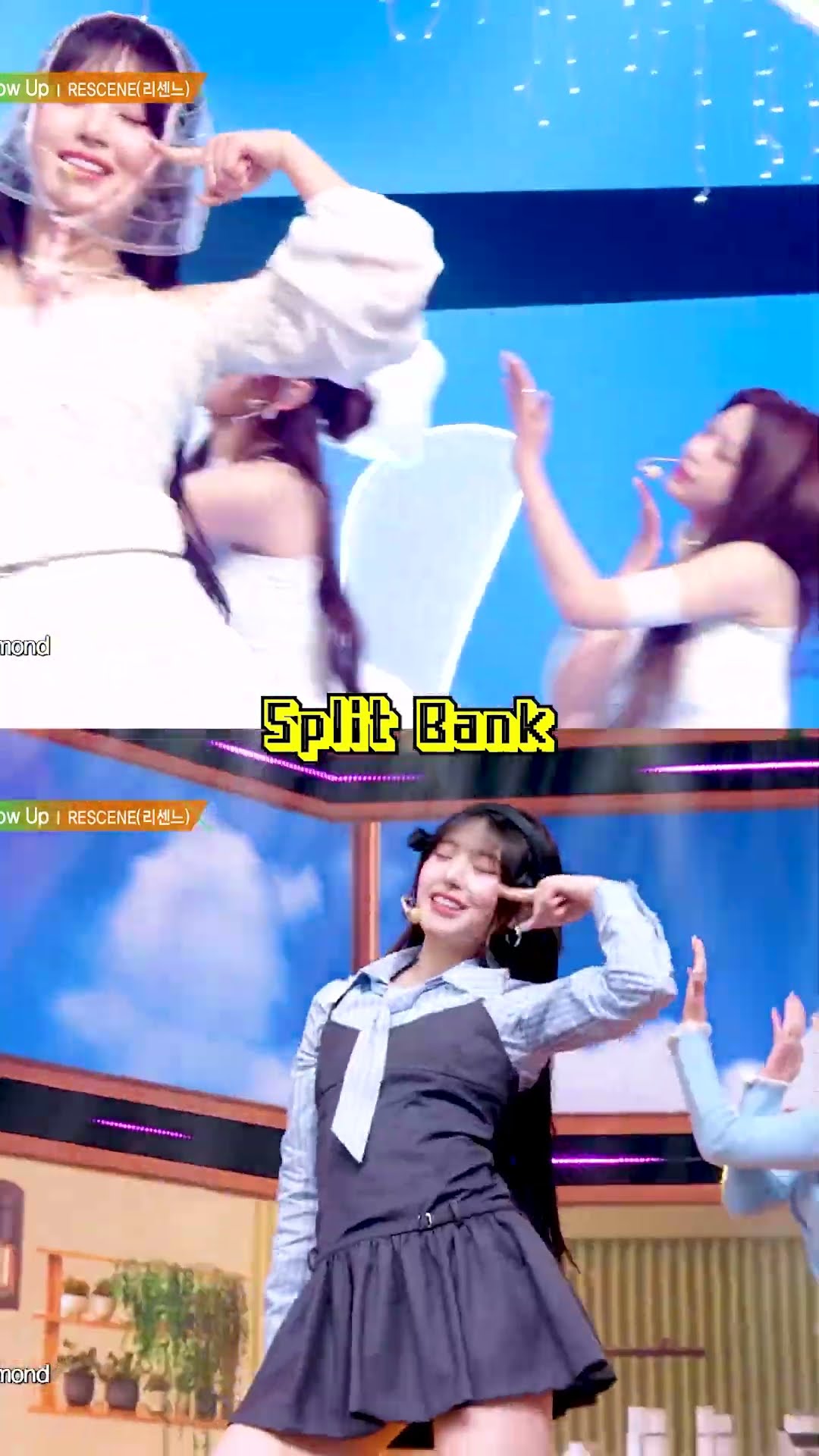 RESCENE - Glow Up #SplitScreen #SplitBank #MusicBank #Shorts | KBS WORLD TV