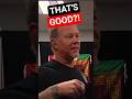 JAMES HETFIELD REACTION WHEN ROBERT TRUJILLO PLAYS A GREAT RIFF ON BASS #metallica #shorts