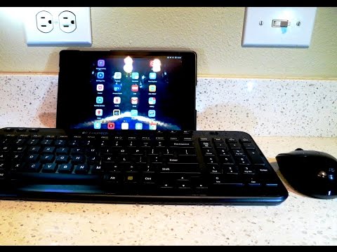 Video: How To Connect A Keyboard And Mouse To A Tablet