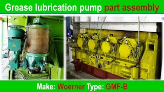 Multi-Line Lubrication Pumps part assembly  (Make - Woerner) | Greae lubrication pump part assembly