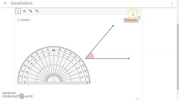 Measure Angles with an On-line Protractor - GeoGeBra