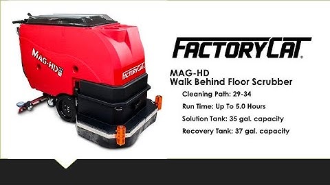FactoryCat MAG-HD Walk Behind Floor Scrubber