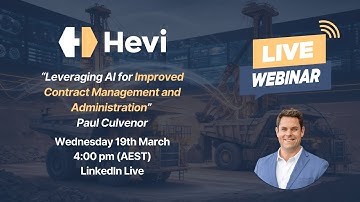 Leveraging AI for Improved Contract Management and Administration - Webinar