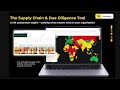 Supply Chain and Due Diligence Tool