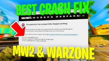 How To FIX Modern Warfare 2 & Warzone 2 Crashing (Fix MW2 Crashing)
