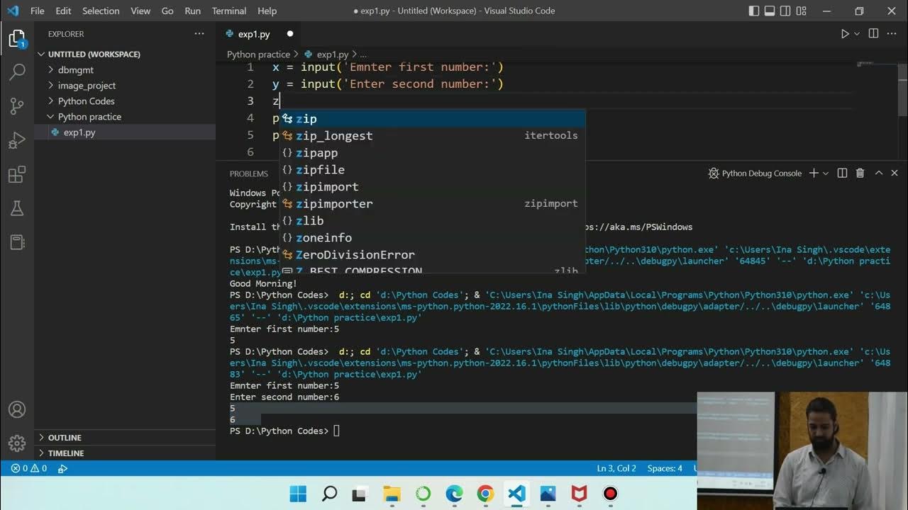FDP on Python Fundamentals - YouTube