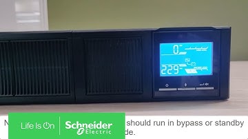 How to Set High Limit Bypass Voltage in UPS SRC1KXLI Through Display | Schneider Electric Support