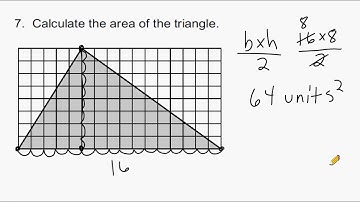 Area Problems - Squares, Rectangles, Triangles, Parallelograms and Trapezoids