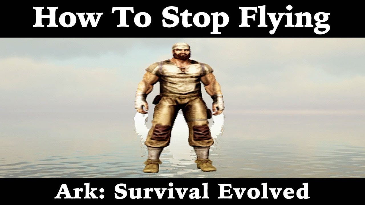 How To Stop Flying Ark Survival Evolved Youtube