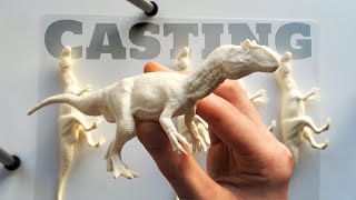 Casting an Allosaurus Dinosaur Model with Resin