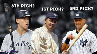 The New York Yankees All Time Lineup Draft (Making The Cut Podcast, Ep. 1)