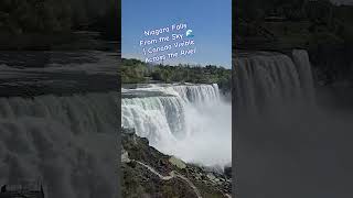 Niagara Falls Like You’ve Never Seen Before | Aerial View with Canada in Sight✈️🎊