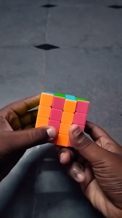 checkerboard pattern on 4x4 Rubik's cube - YouTube