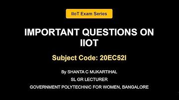 Last Minute IIoT Exam Preparation  Smart Systems Explained in 3 Minutes