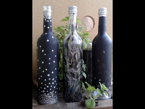 Ideas para decorar botellas de vidrio animal print youtube