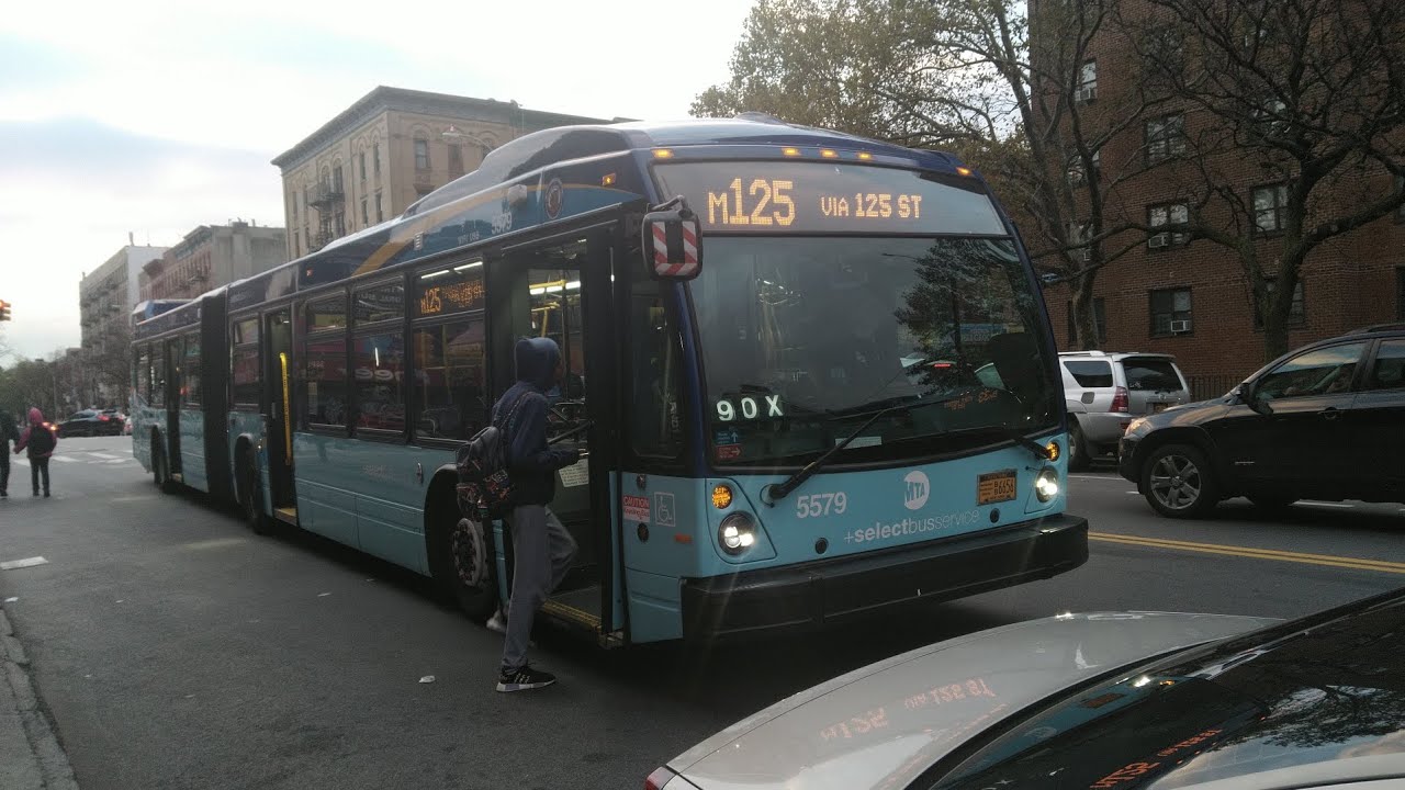 MTA NYCT Bus 2018 Novabus LFSA Smartbus 5579 On The M125 At Willis MTA NYCT Bus 2018 Novabus LFSA Smartbus 5579 On The M125 At Willis