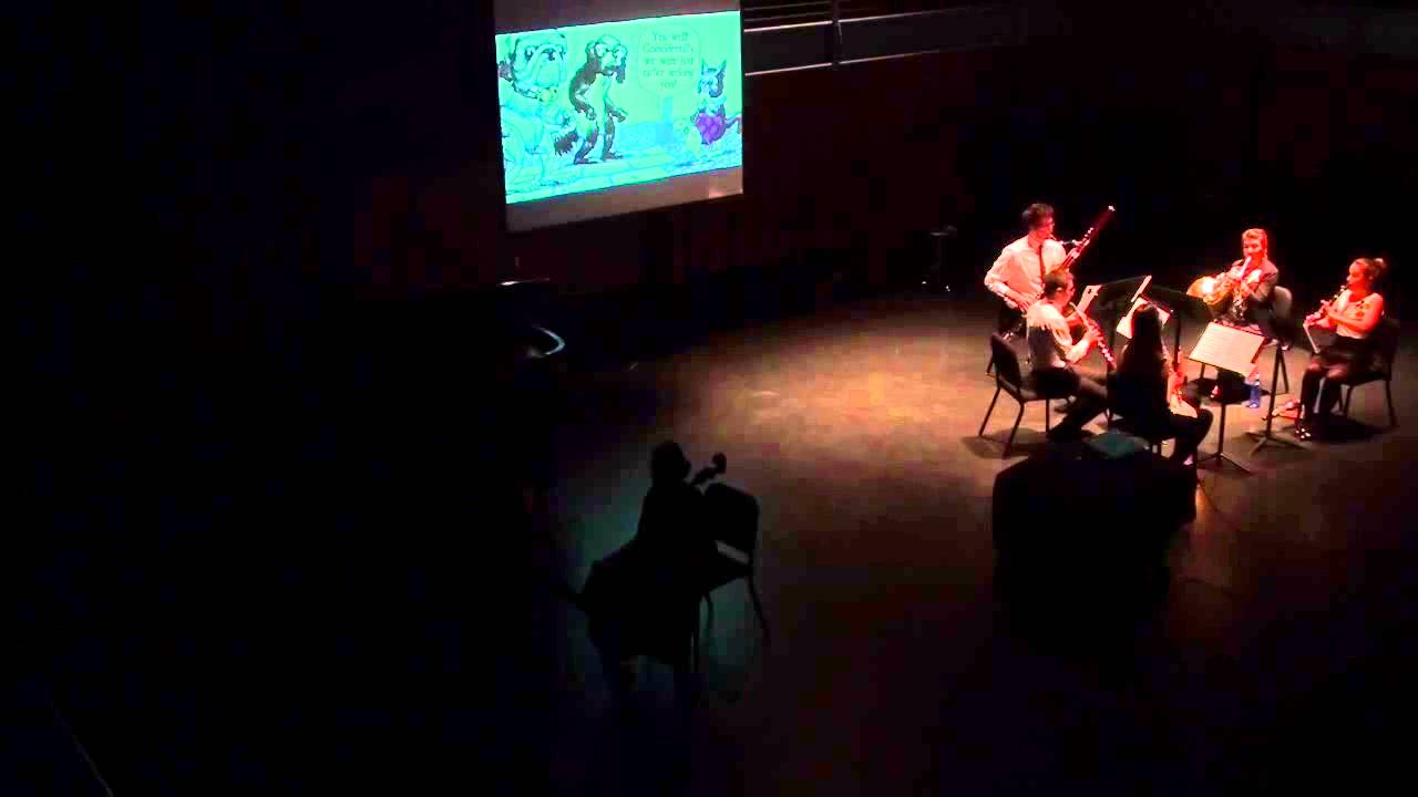 contemporary art ตัวอย่าง Black Violet Act II: Chapter 11 (Harbison Quintet, Mvt 4)